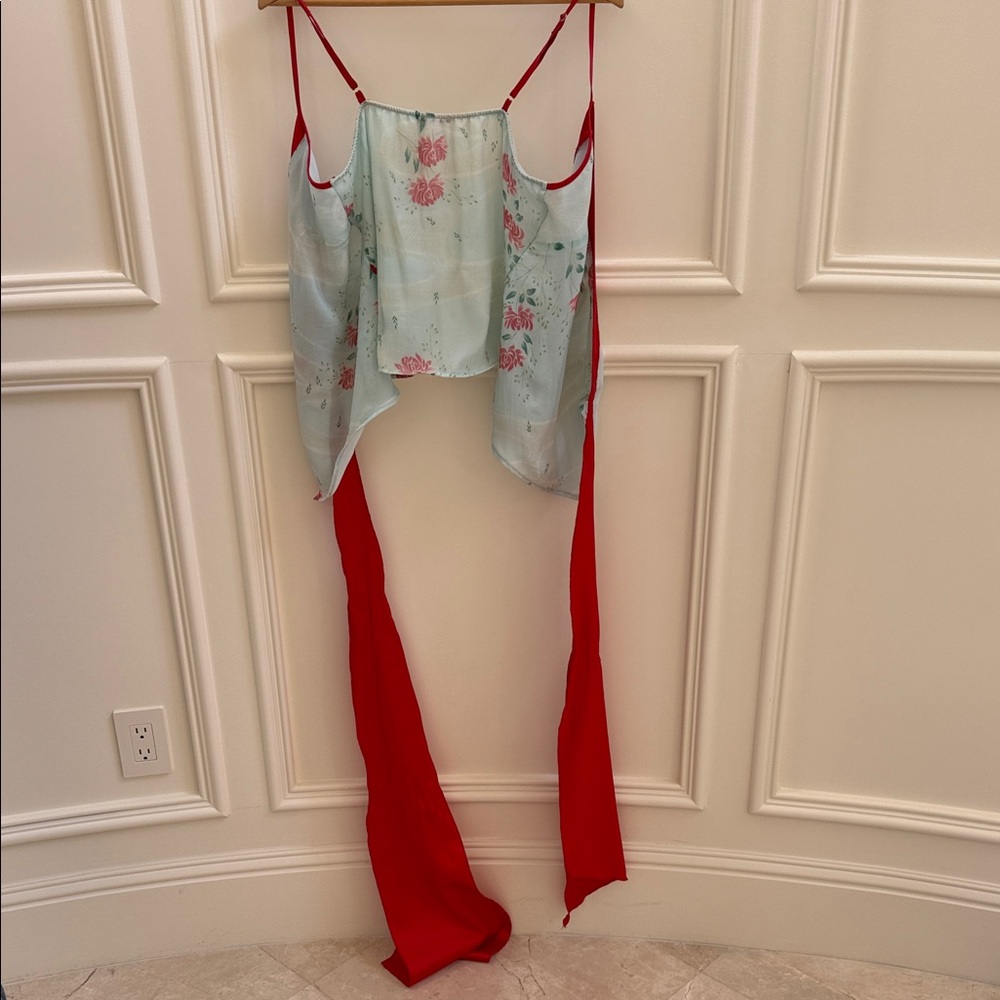 Silk Wrap Camisole top - Picture 5 of 7